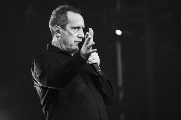 Andy McCluskey, OMD, live at Heritage Live, Audley End House, Essex, Aug 2023. Creator: Annapaola Marchesani.