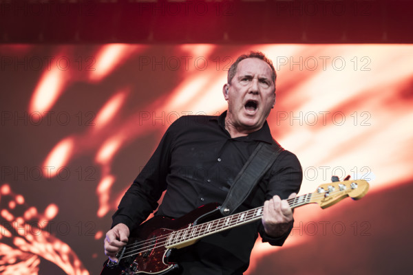 Andy McCluskey, OMD, live at Heritage Live, Audley End House, Essex, Aug 2023. Creator: Annapaola Marchesani.