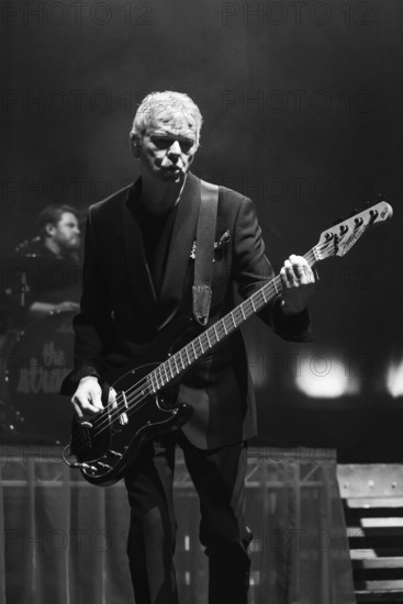 Jean-Jacques Burnel, The Stranglers live at the Royal Albert Hall, Mar 2024. Creator: Annapaola Marchesani.