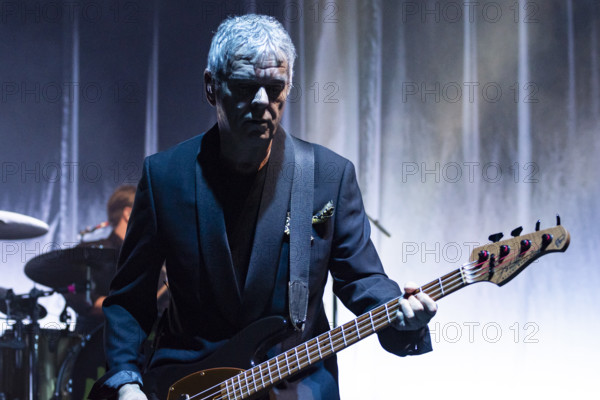 Jean-Jacques Burnel, The Stranglers live at the Royal Albert Hall, Mar 2024. Creator: Annapaola Marchesani.