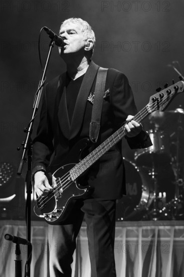 Jean-Jacques Burnel, The Stranglers live at the Royal Albert Hall, Mar 2024. Creator: Annapaola Marchesani.