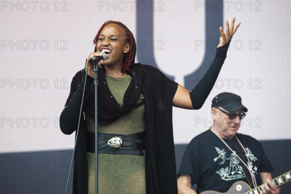 UK Decay live at Forever Now Festival, The National Bowl, Milton Keynes, Jun 2025. Creator: Annapaola Marchesani.