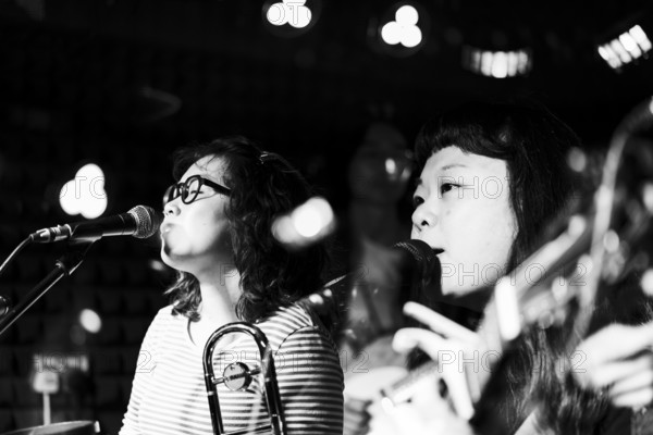 Maya Akechi and Alborg live at Hope & Anchor, Islington, London, May 2025. Creator: Annapaola Marchesani.