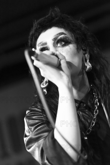 Jo-Jo O'Donoughue, Eater live at 100 Club, London, Mar 2023. Creator: Annapaola Marchesani.