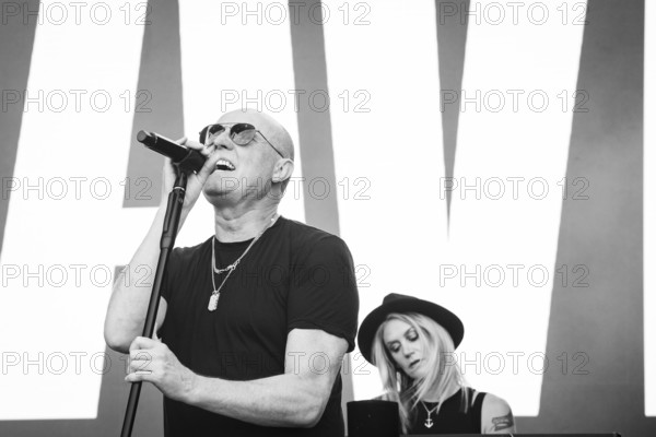 Glenn Gregory, Heaven 17 live at Heritage Live, Audley End House, Essex, Aug 2023. Creator: Annapaola Marchesani.