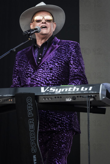 Martyn Ware, Heaven 17 live at Heritage Live, Audley End House, Essex, Aug 2023. Creator: Annapaola Marchesani.