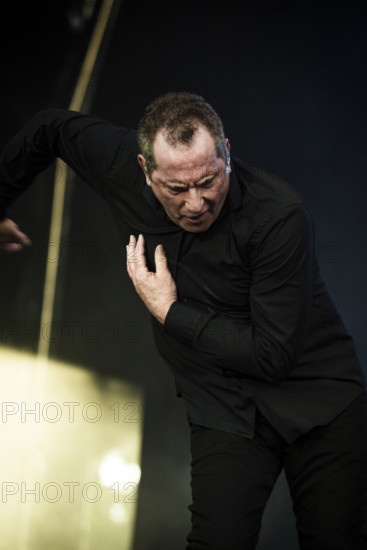 Andy McCluskey, OMD, live at Heritage Live, Audley End House, Essex, Aug 2023. Creator: Annapaola Marchesani.