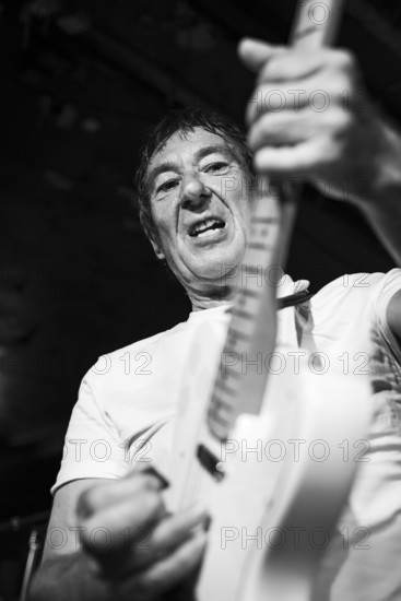 Steve Diggle, Buzzcocks live at 100 Club, London, Jun 2023. Creator: Annapaola Marchesani.