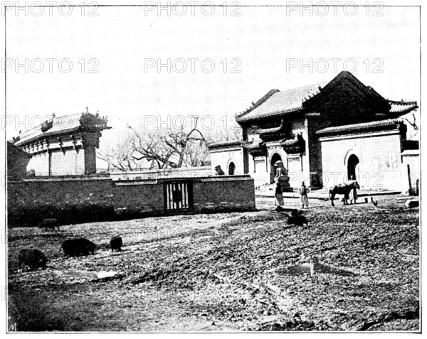 Mukden: Temple of the Queen of Heaven, 1895. Creator: Unknown.