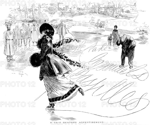 Advertisement for Géraudel's Pastilles, 1895. Creator: Frederick Henry Townsend.