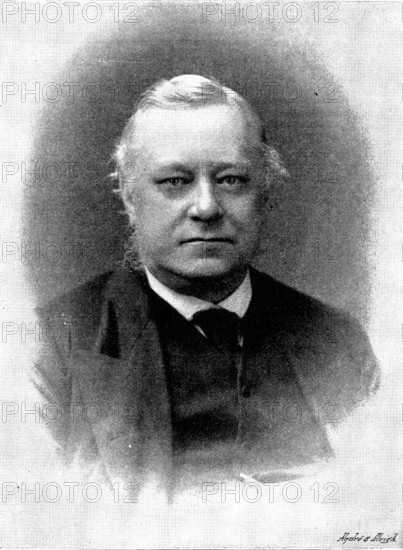 The late Sir J. R. Seeley, Regius Professor of Modern History at the University of Cambridge, 1895.  Creator: Andre & Sleigh.