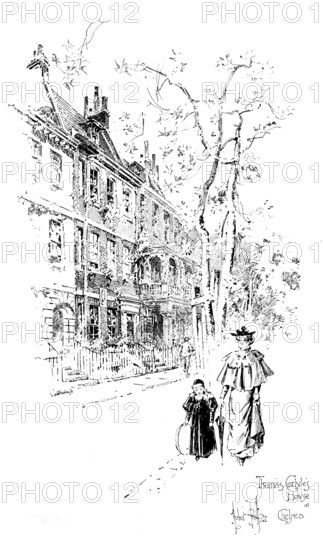 Thomas Carlyle's house at Chelsea, 1895. Creator: Unknown.