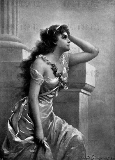 Give me a look, give me a face - That makes simplicity a grace..., 1895. Creator: Berlin Photographic Co.