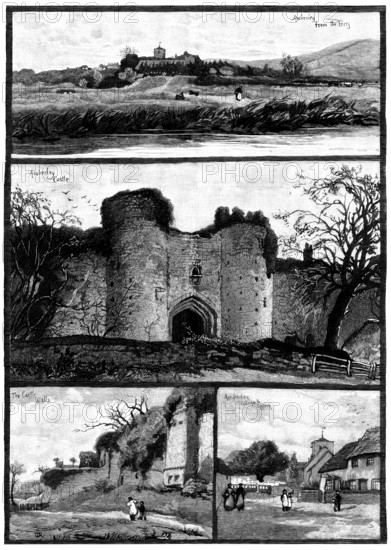 Rambling Sketches: Amberley, Sussex, 1895. Creator: Unknown.