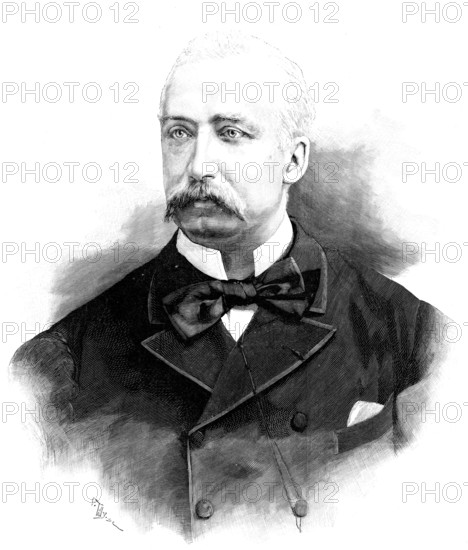 M. Félix Faure, the new President of the French Republic, 1895. Creator: Tilly.