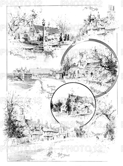 Rambling Sketches: Broadway, Worcestershire, 1895. Creator: Unknown.