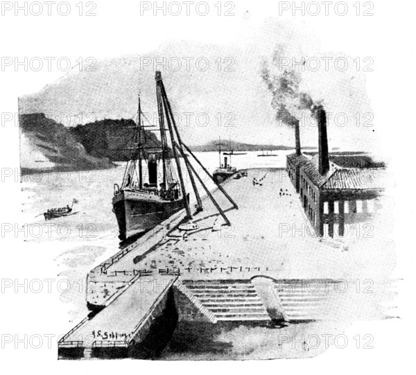 In the Dockyard, Port Arthur, 1895. Creator: Unknown.