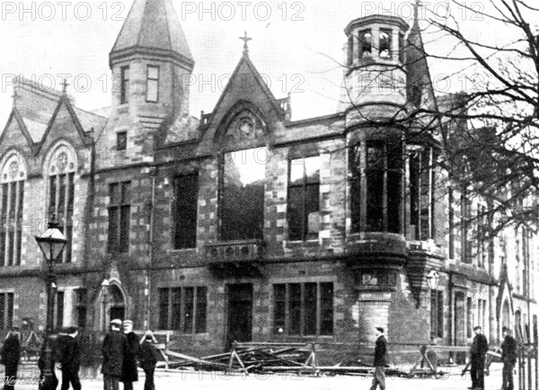 The Perth Municipal Buildings, destroyed by fire on January 23, 1895. Creator: Unknown.