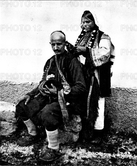 Ten Days in Bosnia: a "snap-shot" near Serajevo, 1895. Creator: Andre & Sleigh.