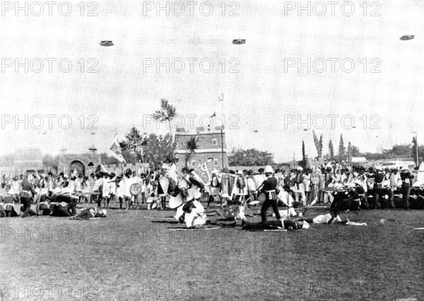 The Naval and Military Tournament at Bombay in December last, 1895. Creator: J. Stewart.