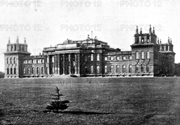 The late Lord Randolph Churchill: Blenheim Palace, birthplace of Lord Randolph Churchill, 1895. Creator: Taunt & Co.