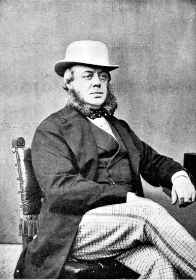 The late Lord Randolph Churchill: Seventh Duke of Marlborough (father of Lord R. Churchill), 1895. Creator: W&D Downey.