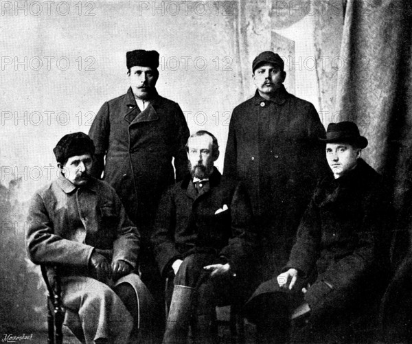 The Loss of the North German Lloyd steam-ship "Elbe": some of the survivors, 1895. Creator: Walter Boughton.