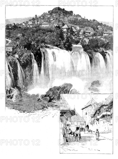 Ten Days in Bosnia: the Fall and the Gate, Jajce, 1895. Creator: Unknown.