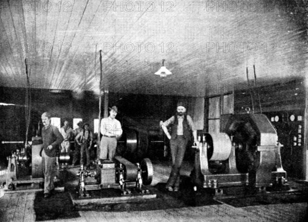 The Buffelsdoorn Mine: Dynamo-Room, 1895. Creator: A. Betton.