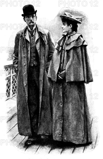 Eve's Ransom...Polly walked the deck with Hilliard, 1895. Creator: George Meisenbach.