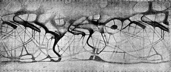 Our Near Neighbour, Mars: Fig. 7: the "Channels" of Mars, as recorded by Schiaparelli, 1895. Creator: Unknown.