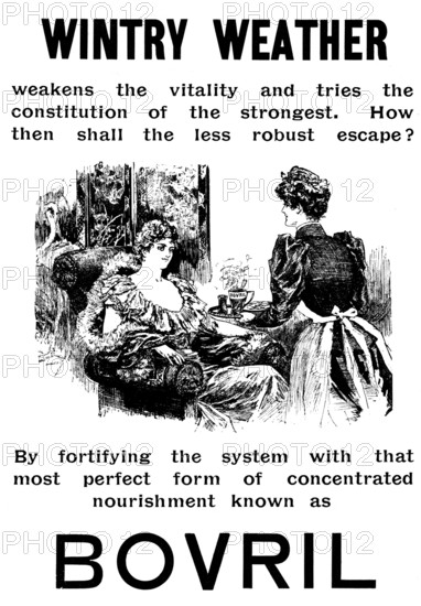 Advertisement for Bovril, 1895. Creator: Unknown.