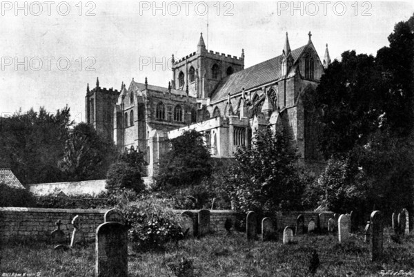 The Cathedrals of England: Ripon Cathedral, 1895. Creator: Francis Frith & Co.