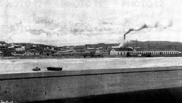 The War in Eastern Asia: naval docks at Port Arthur, 1895. Creator: Lascelles.