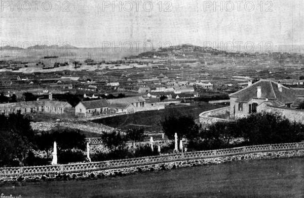 The War in Eastern Asia: Chefoo, looking towards the sea, 1895. Creator: Lascelles.