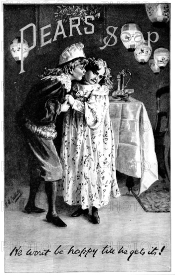 Advertisement for Pears' Soap, 1895. Creator: Unknown.