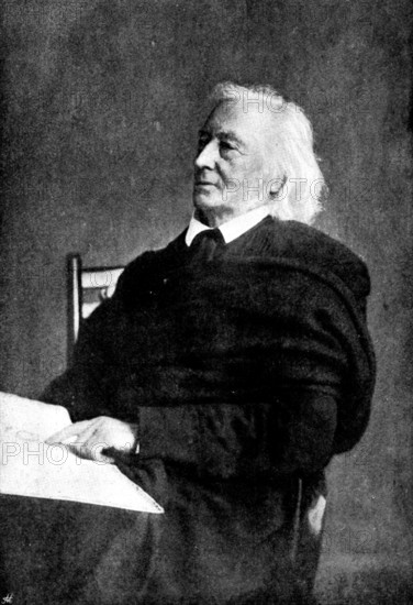 The late John Stuart Blackie, 1895. Creator: Elliott & Fry.