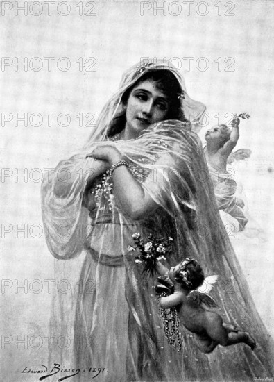 La Fiancée, 1895. Creator: Andre & Sleigh.