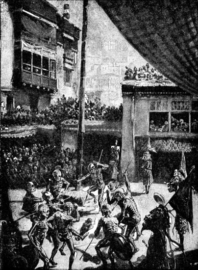 Dance of the Death-Demons in the Hemis Monastery, 1895. Creator: Unknown.