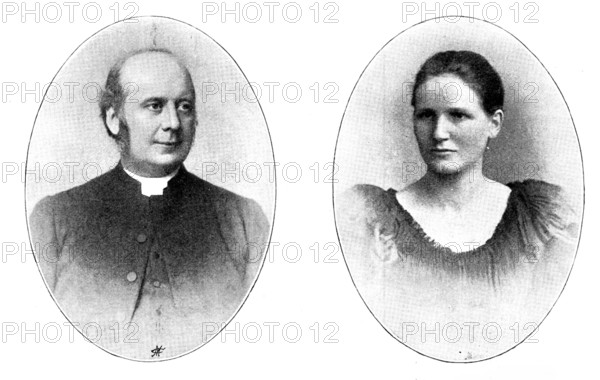 Marriage of the Bishop of Coventry and Miss Ethel Newton, 1895. Creator: Henry Joseph Whitlock.