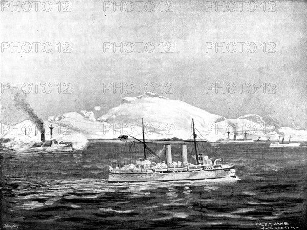 The War in Eastern Asia: attack on Wei-Hai-Wei, 1895. Creator: George Meisenbach.