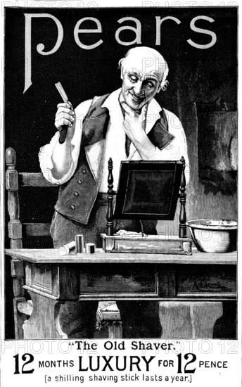 Advertisement for Pears' Soap, 1895. Creator: Unknown.