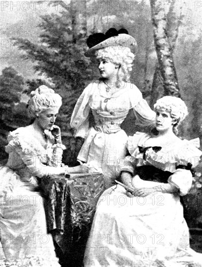 Lady Wolseley's costume ball at the Royal Hospital, Dublin, 1895. Creator: Lafayette.