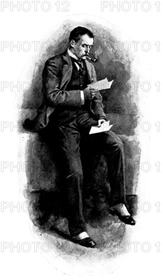 Eve's Ransom...How much of this could he believe?, 1895. Creator: George Meisenbach.