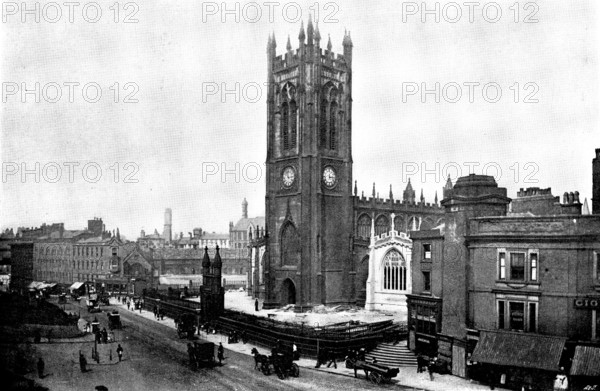 The Cathedrals of Great Britain: Manchester Cathedral, 1895. Creator: Francis Frith & Co.