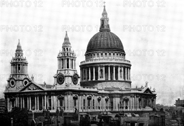 The Cathedrals of Great Britain: St. Paul's Cathedral, 1895. Creator: Francis Frith & Co.