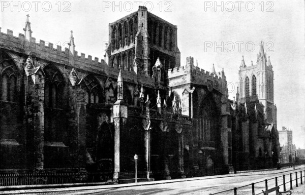 The Cathedrals of Great Britain: Bristol Cathedral, 1895. Creator: Francis Frith & Co.