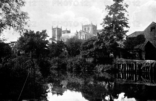 The Cathedrals of Great Britain: Ripon Minster, 1895. Creator: Francis Frith & Co.