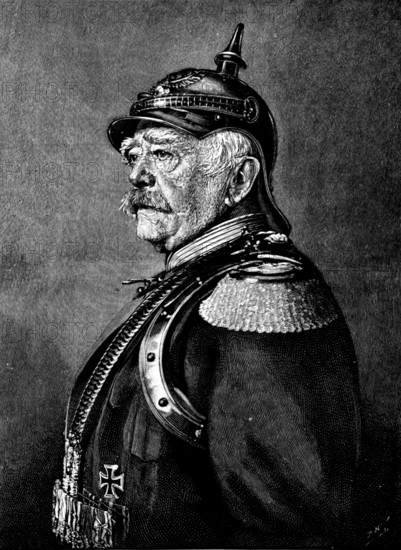 Prince Bismarck, who attains his eightieth birthday on April 1, 1895. Creator: P Naumann.