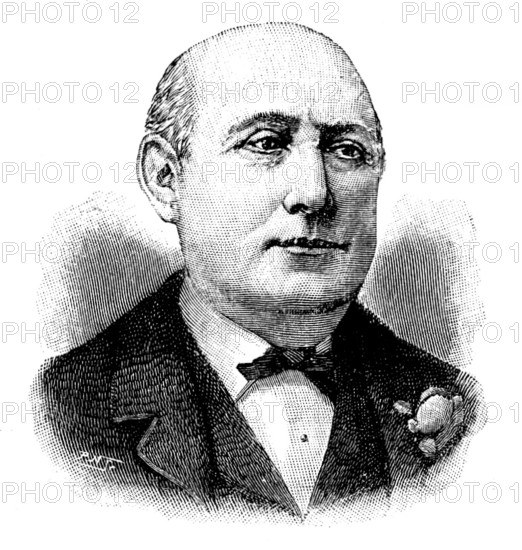 The late Mr. J. T. W. Mitchell, 1895. Creator: P Naumann.